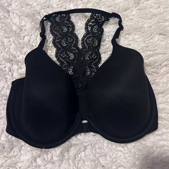 2 Victoria Secret Lined Demi Lace Racerback Front Closure Bra NWOT - Picture 2 of 10